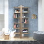 Hanah Home Estantería de Roble Moderna 78x170x29.5 cm, 100% Tablero Partículas Recubierto Melamina, Color Sólido